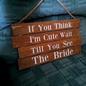 Wedding sign